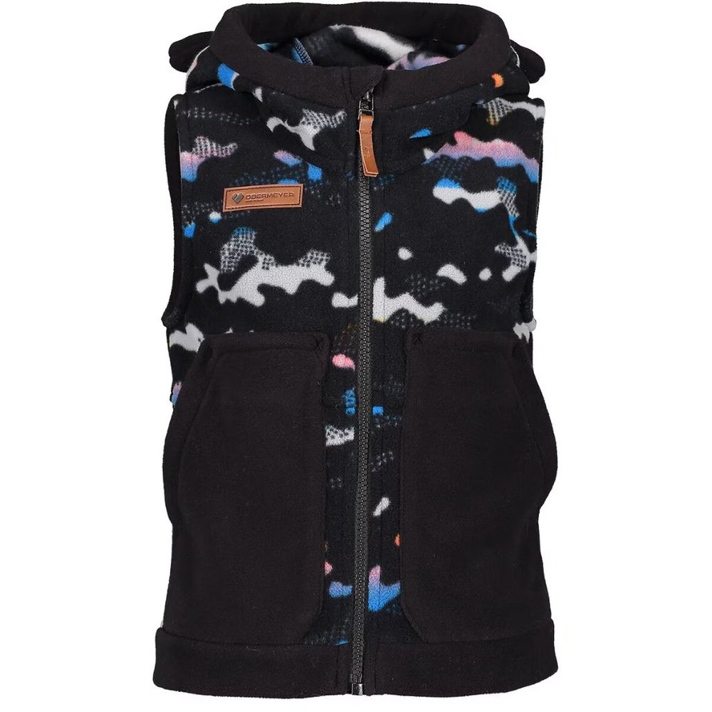 Oberymeyer Girls Hooded Logan Fleece Vest New with Tags Size 8